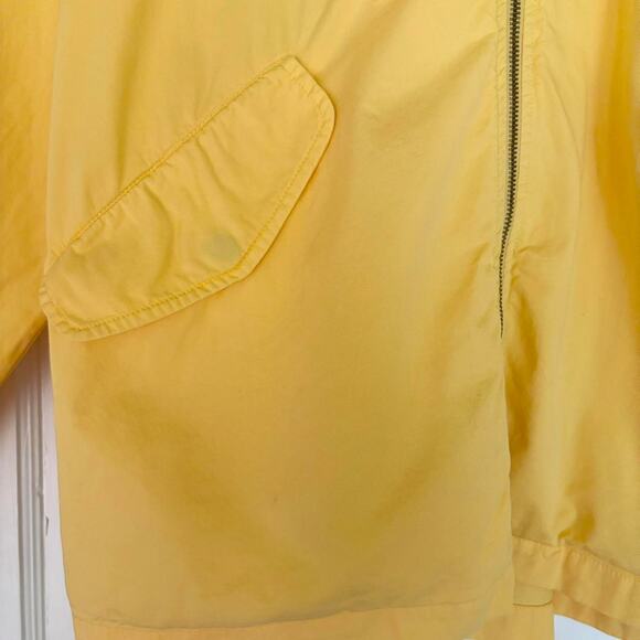 LA PAZ Peixoto Oversized Yellow Cotton Windbreaker- Unisex Medium - Picture 5 of 8